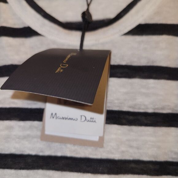 Massimo Dutti Linen Striped Tank NWT NWT - Picture 6 of 7